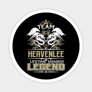 Heavenlee Name T Shirt -  Team Heavenlee Lifetime Member Legend Name Gift Item Tee Magnet